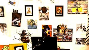 Lee's Old School Hip-Hop Hero Wall
